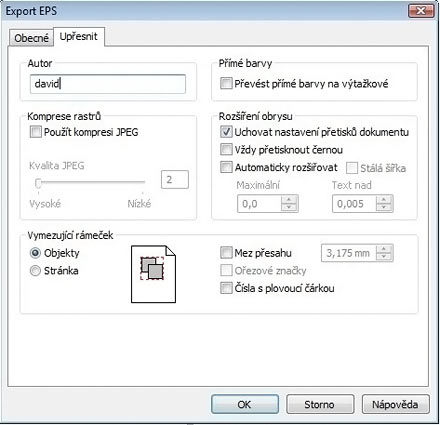 Export EPS