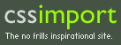 css import (The no frills inspirational site)