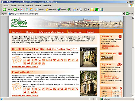 Beetle Tour Bohemia - online rezervace hotelů
