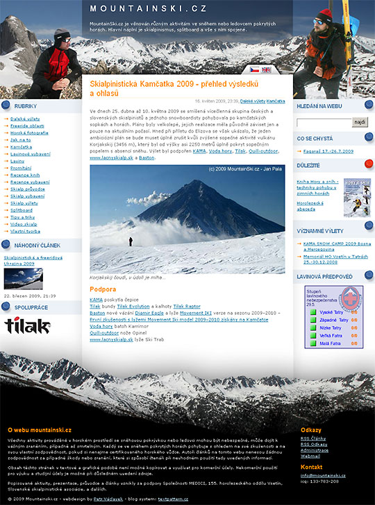 Mountainski.cz - blog o skialpinismu