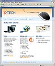 X-TECH: prodej, poradenství, servis a údržba výpočetní a kancelářské techniky, prodej elektroniky a kancelářských potřeb včetně spotřebních materiálů.